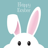 Cute Easter bunny background