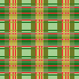 Seamless checkered pattern in green and red