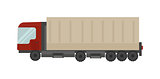 Cargo truck vector illustration