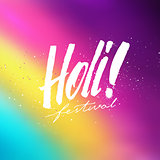Holi festival colorful vector background