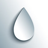 Drop icon. Vector illustration.
