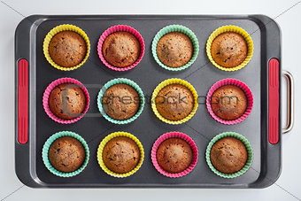 Baked in the oven muffins