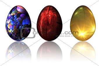Easter Eggs in Line