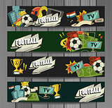 Football sports elements