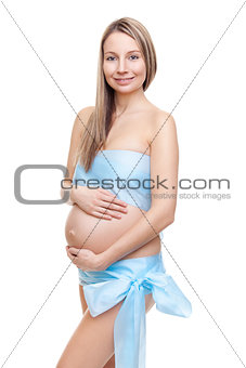 Portrait of a pregnant woman