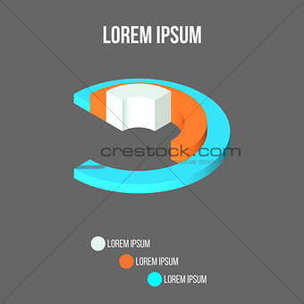 Abstract Creative concept background. Infographic design template. Vector illustration EPS 10.