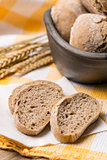 Bread rye spikelets