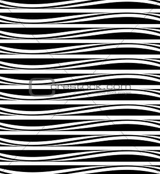 Background of black and white horizontal stripes