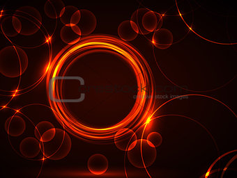 Vector abstract circles