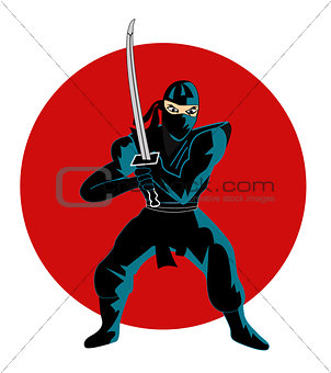 Illustration of ninja 