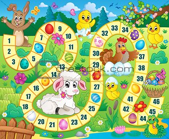 Board game image with Easter theme 1