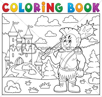 Coloring book orc theme 2