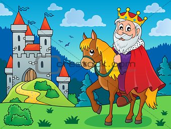 King on horse theme image 3
