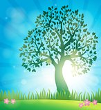 Spring topic background 3