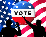 American presidential elections banner
