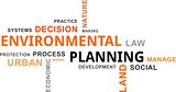 word cloud - environmental planning