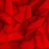 Red Abstract Polygonal Background