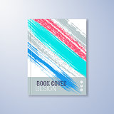 Abstract book design template