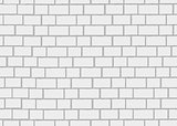 Realistic brick wall. 3d seamless background.