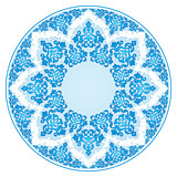 Antique ottoman turkish pattern vector design fourty five