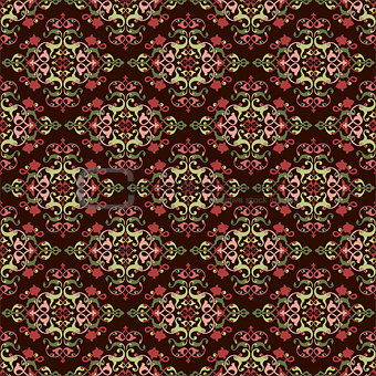 Antique ottoman turkish pattern vector design fourty six