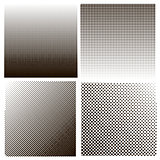 Dots on White Background. Halftone Texture.