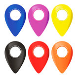 Set of Map Marker Icons