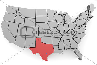 Texas map image 
