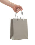 Shopping man, gift bag