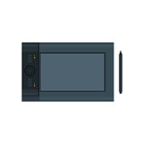 Icon Graphic Tablet, Vector Illustration