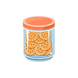 Cookies In Transparent Jar