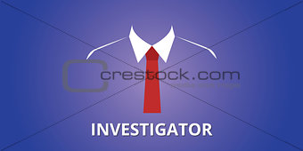 investigator investigation person illustration