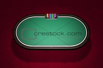 Realistic Poker Table