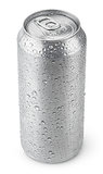500 ml aluminum can with water drops