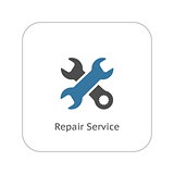 Repair Service Icon. Flat Design.