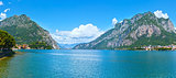 Lake Como (Italy) summer panorama.