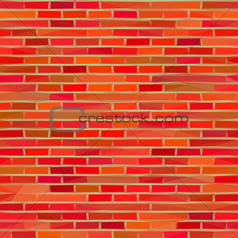 Brick Wall, Low Poly
