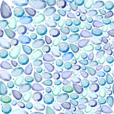 Seamless pattern with jewels