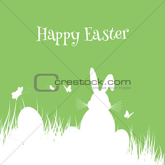 Easter bunny background 