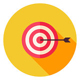 Aim with Arrow Circle Icon