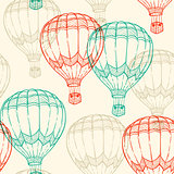 Pattern with air balloons 