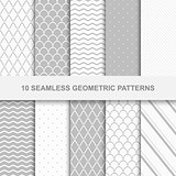 10 Seamless geometric patterns.