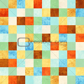 Seamless background with paper patterns