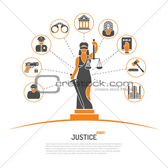 Lady Justice Concept