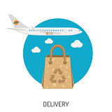 Delivery Goods Flat Icons