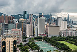 cityscape Victoria Park Causeway Bay Hong Kong