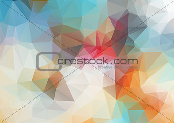 Light abstract triangle background