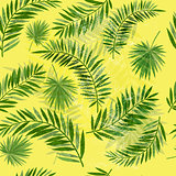 Vintage Seamless Palm Leaf Pattern