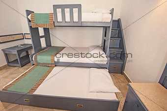 Bunk bed family bedroom concept idea