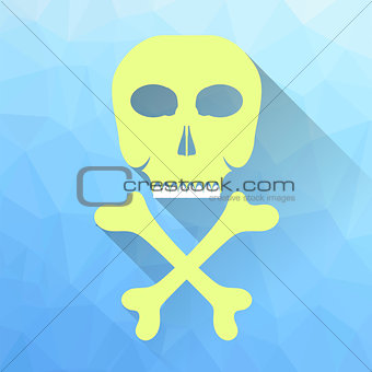 Image 6798545: Skull and Crossbones Icon from Crestock Stock Photos
